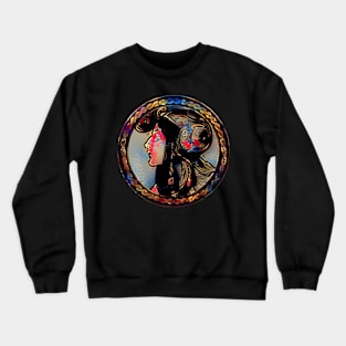 Framed Dream of Vitrail Pour la facade de la Boutique Fouquet Crewneck Sweatshirt